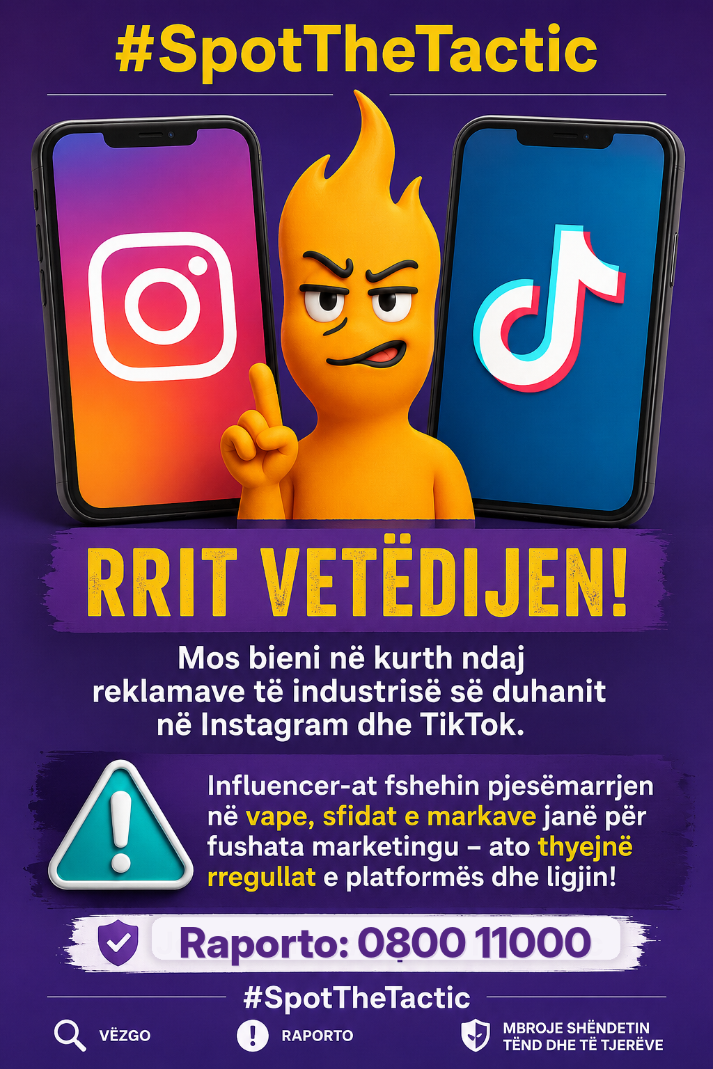 Material i KADC kundër ndikimit të influencerëve që promovojnë vape te të rinjtë
