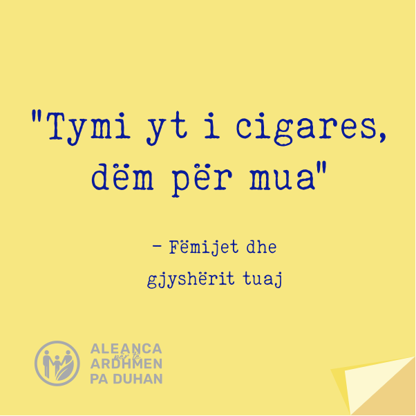 Tymi yt i cigares, dëm për mua - Fëmijët dhe gjyshërit tuaj.