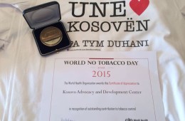KADC mori Çmimin pёr Ditёn Botёrore Pa Duhan 2015
